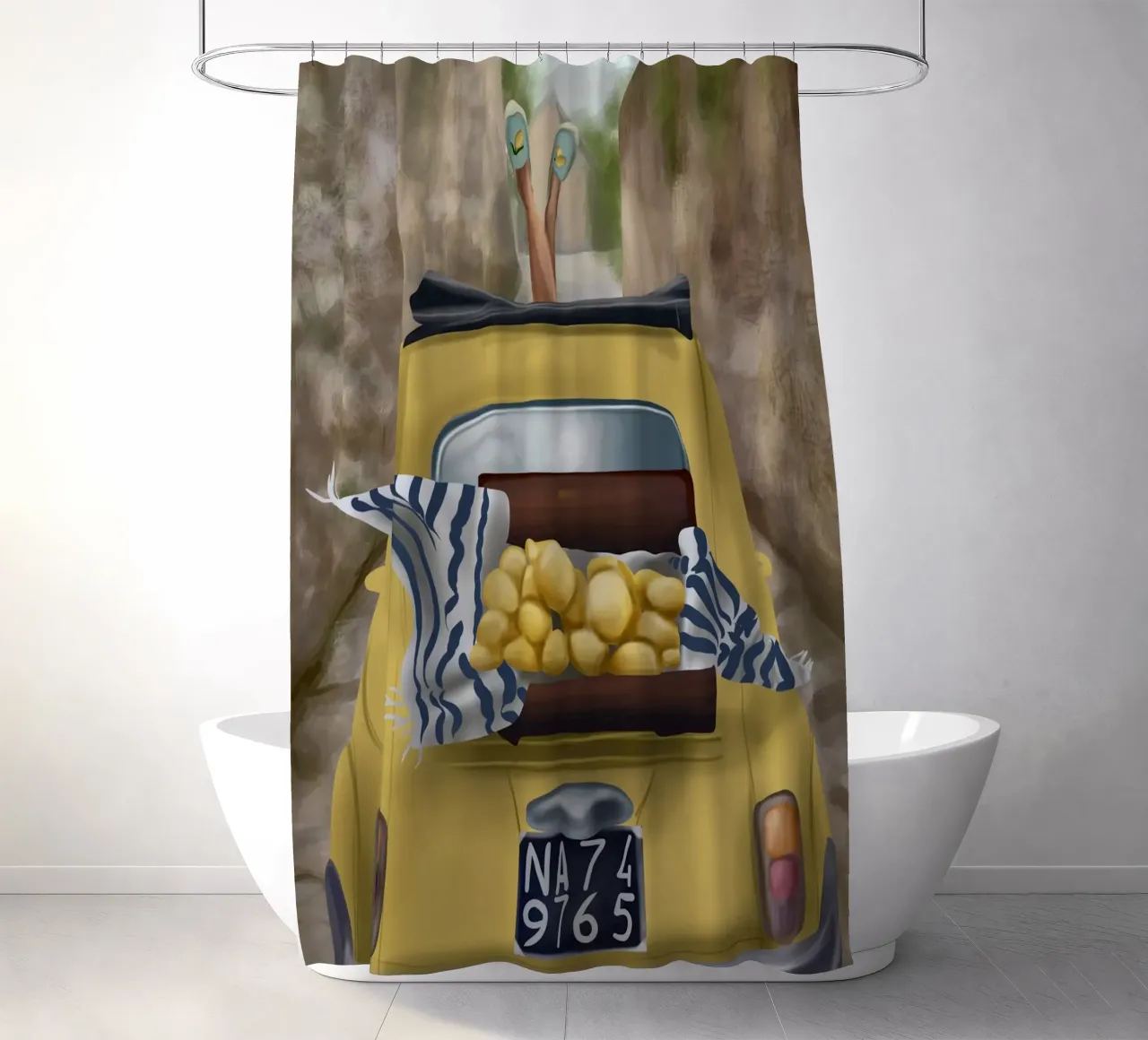Sunny Side Up tenda da doccia da cityart