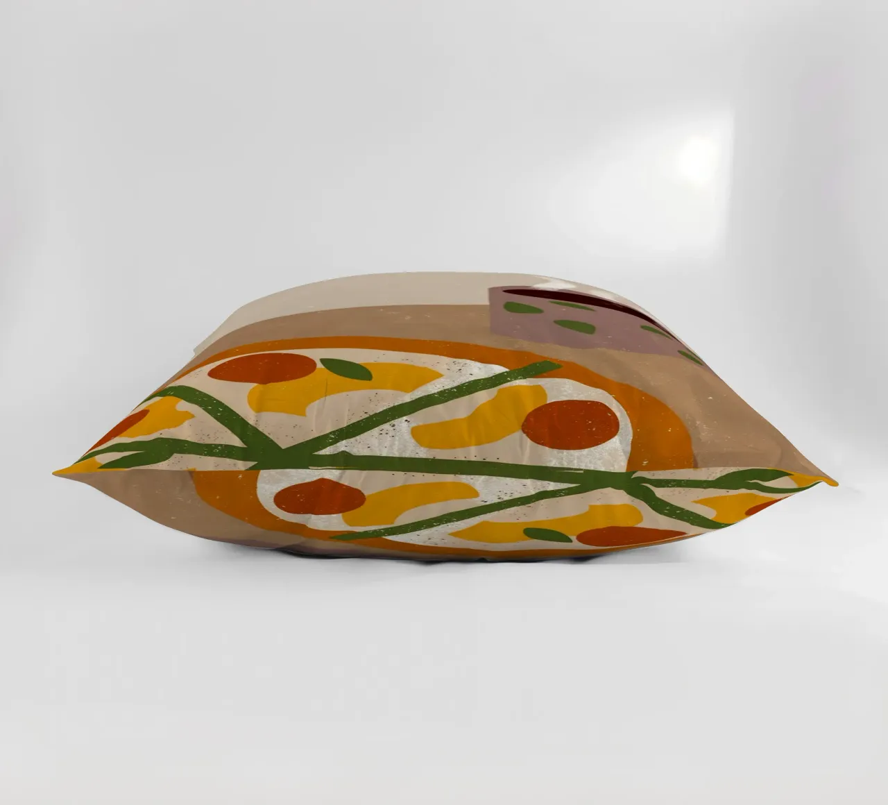 Pizza And Coffee Retro Pop cuscino da THE LATEST SHOP