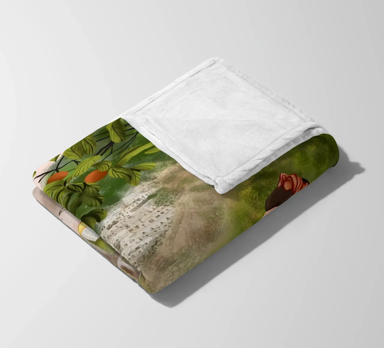 Tasting the Amalfi Breeze coperta in pile da cityart