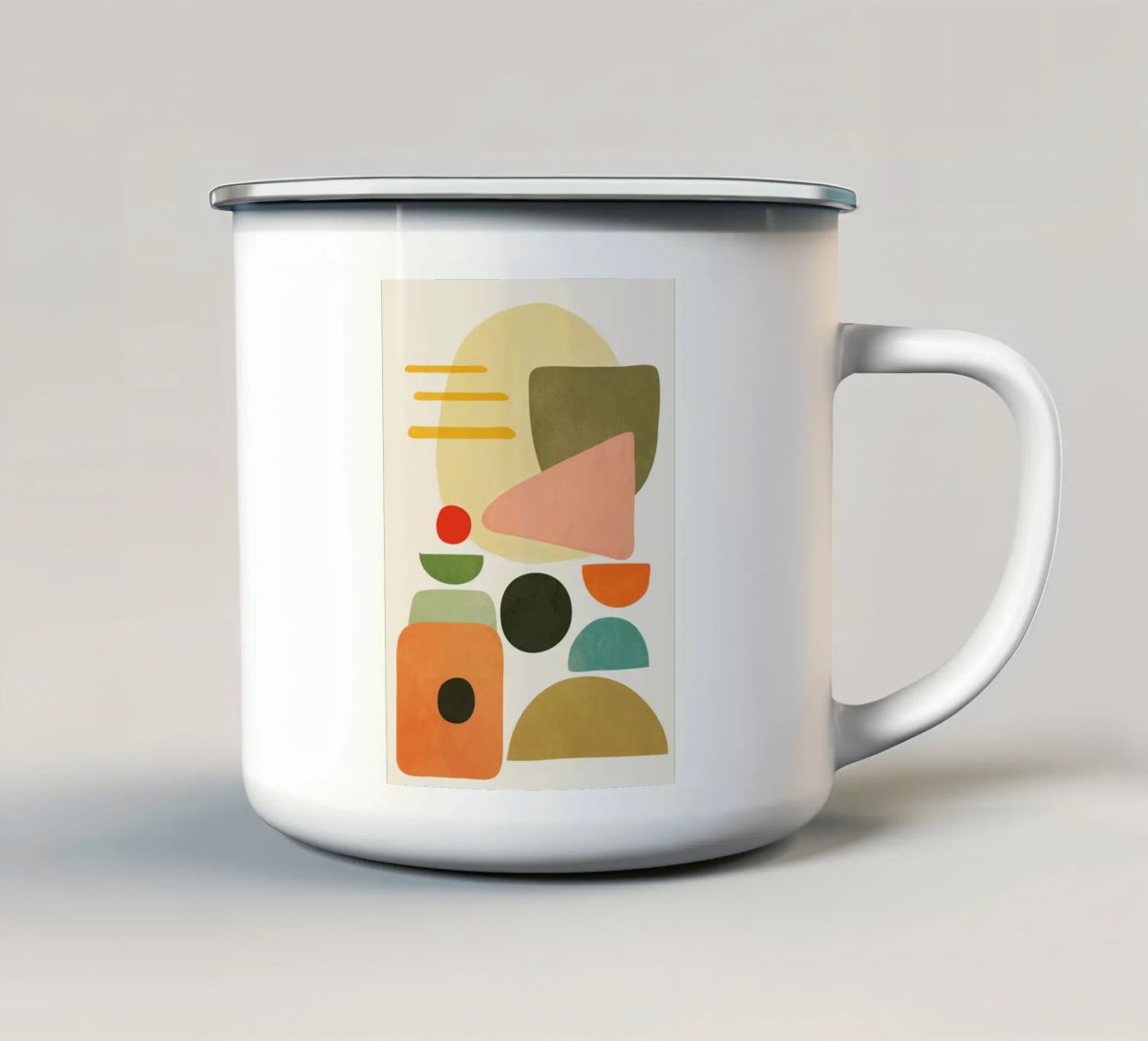 Modern Abstract Art 71 tazza in smalto da cityart