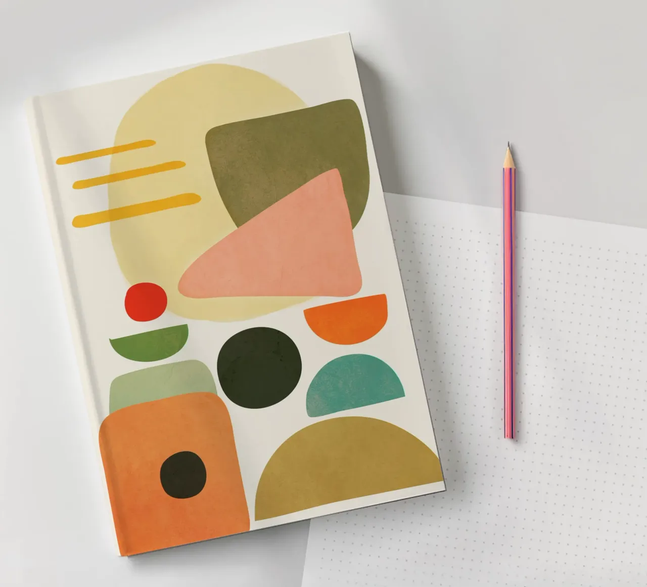 Modern Abstract Art 71 notebook by cityart