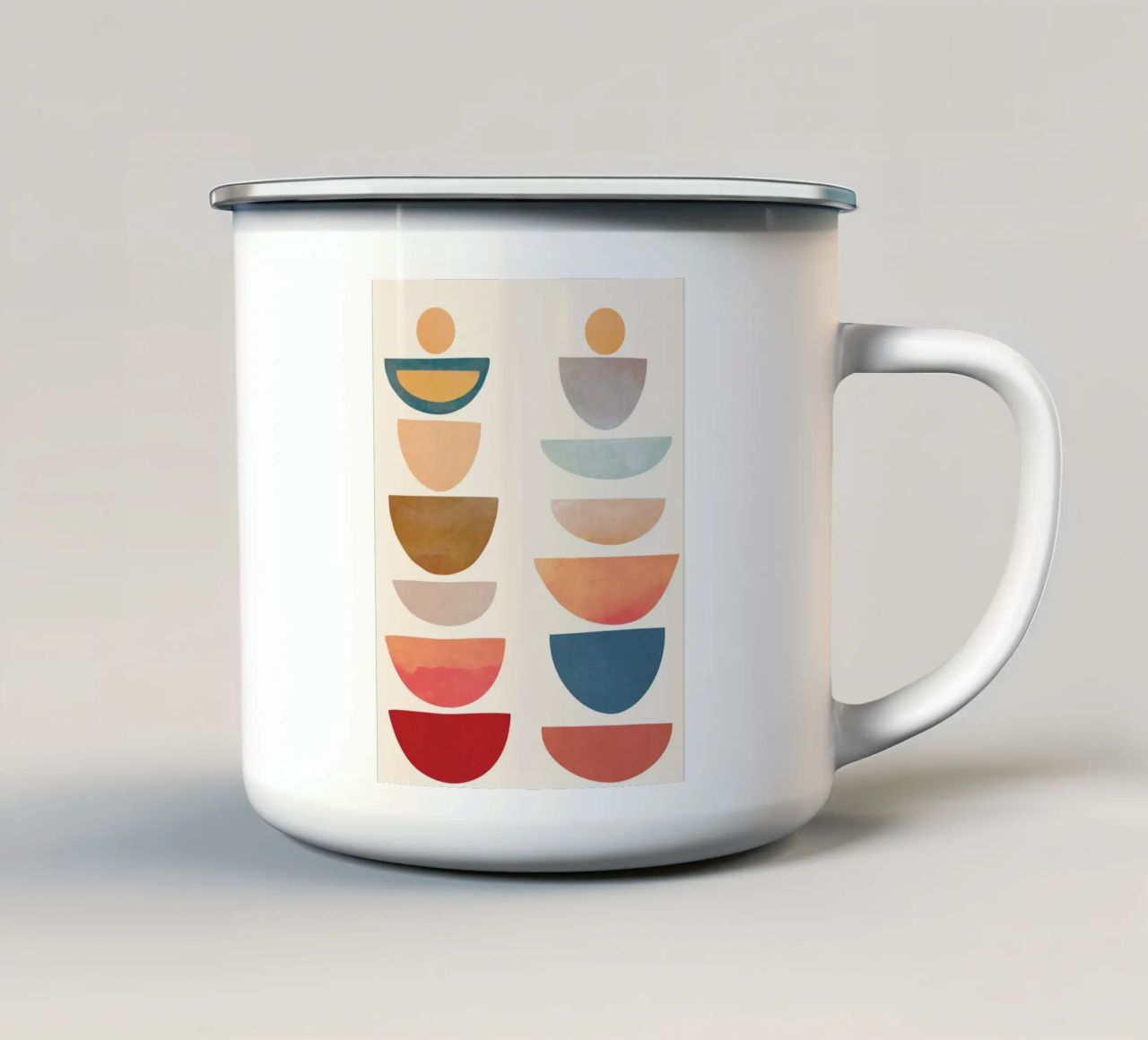 Modern Abstract Art 72 tazza in smalto da cityart