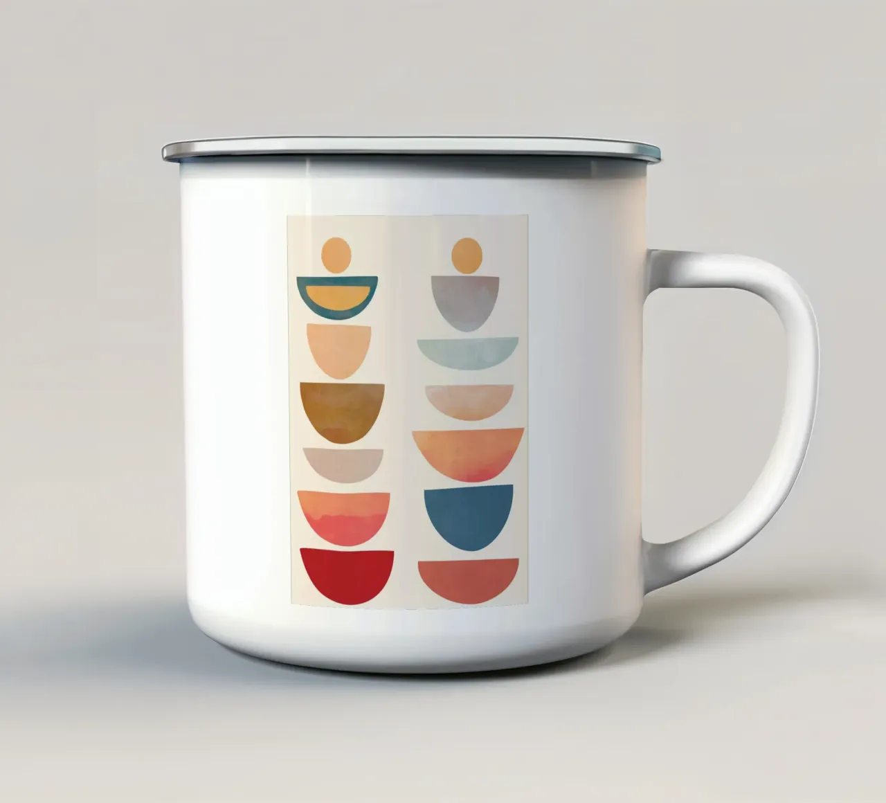 Modern Abstract Art 72 taza de esmalte de cityart