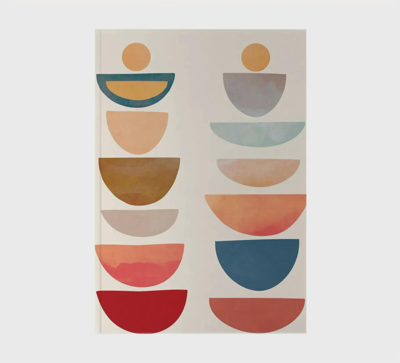 Modern Abstract Art 72 notebook by cityart