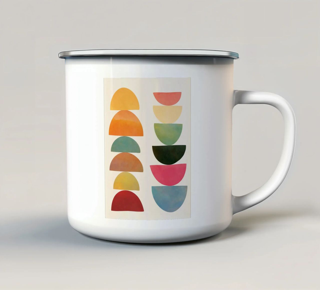 Modern Abstract Art 76 tazza in smalto da cityart