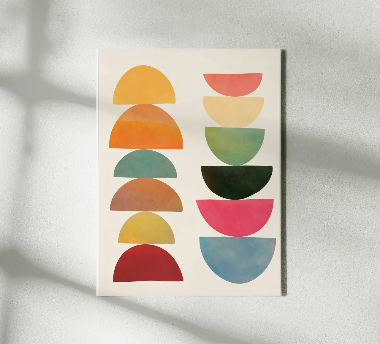 Modern Abstract Art 76 tela con Cornice a cassetta da cityart