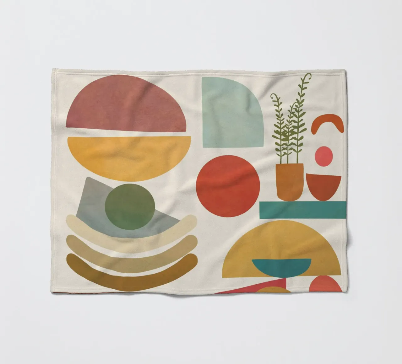 Modern Abstract Art 77 coperta in pile da cityart