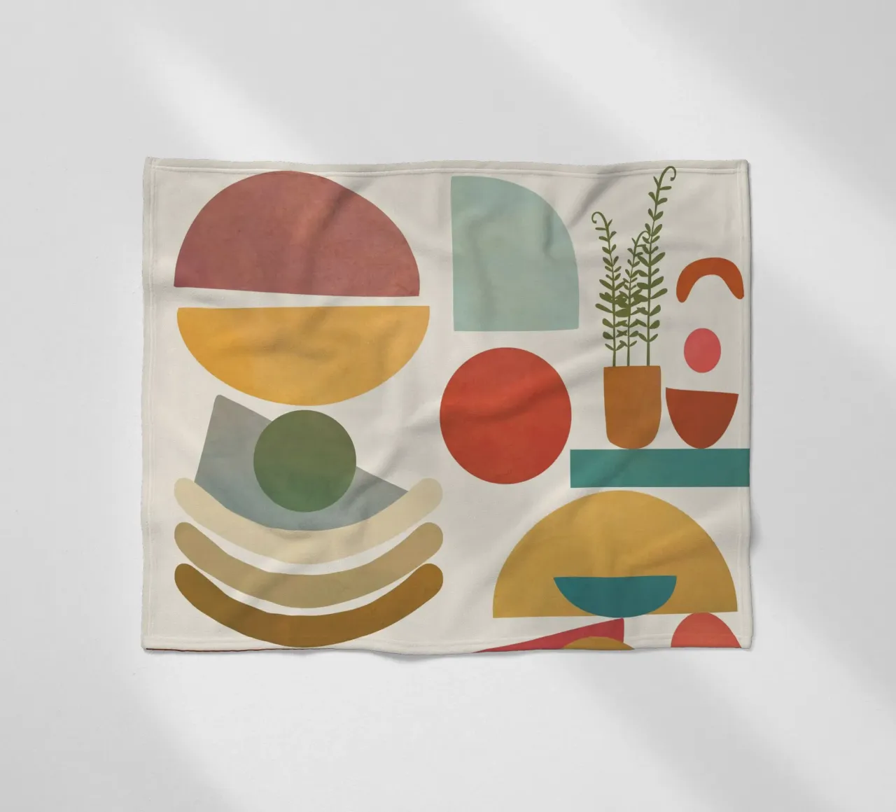 Modern Abstract Art 77 coperta in pile da cityart