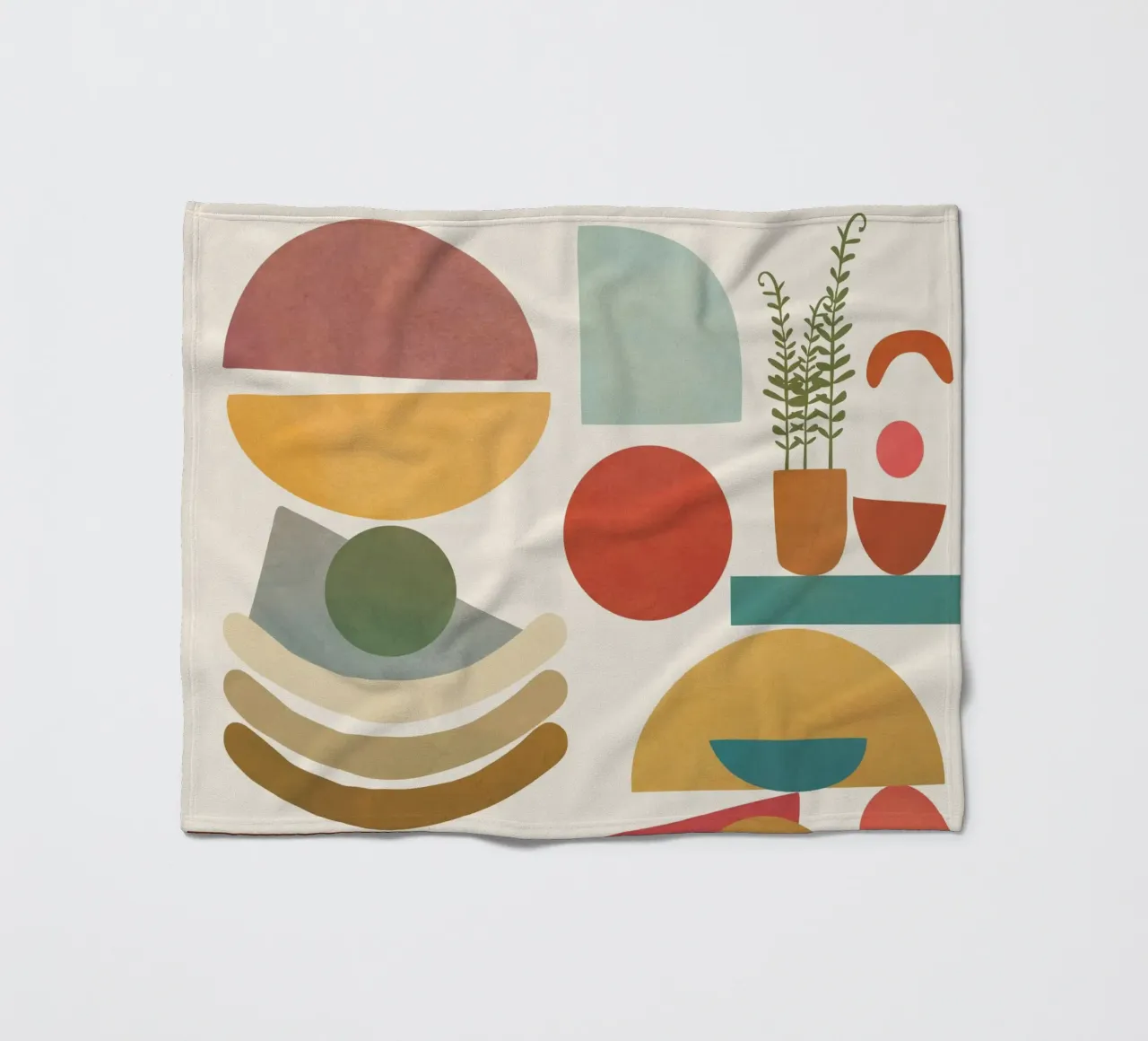 Modern Abstract Art 77 coperta in pile da cityart