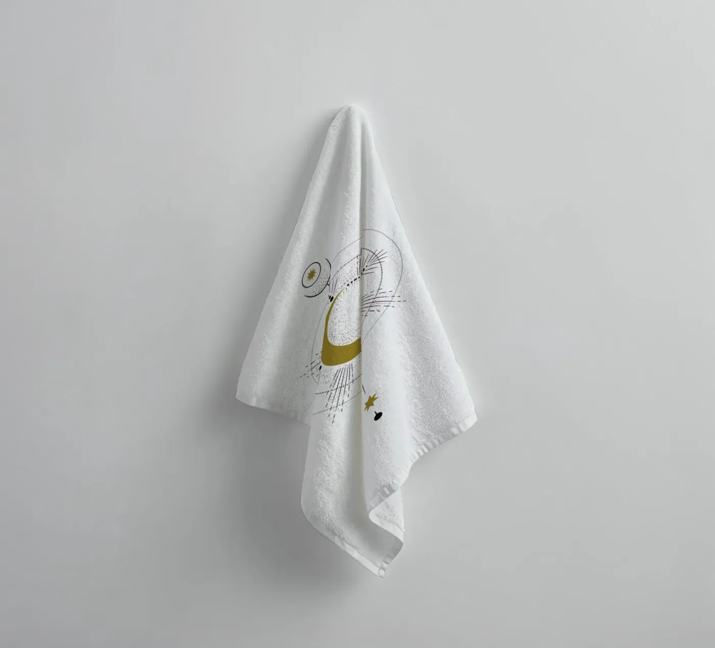 Moon Radius towel by Pure