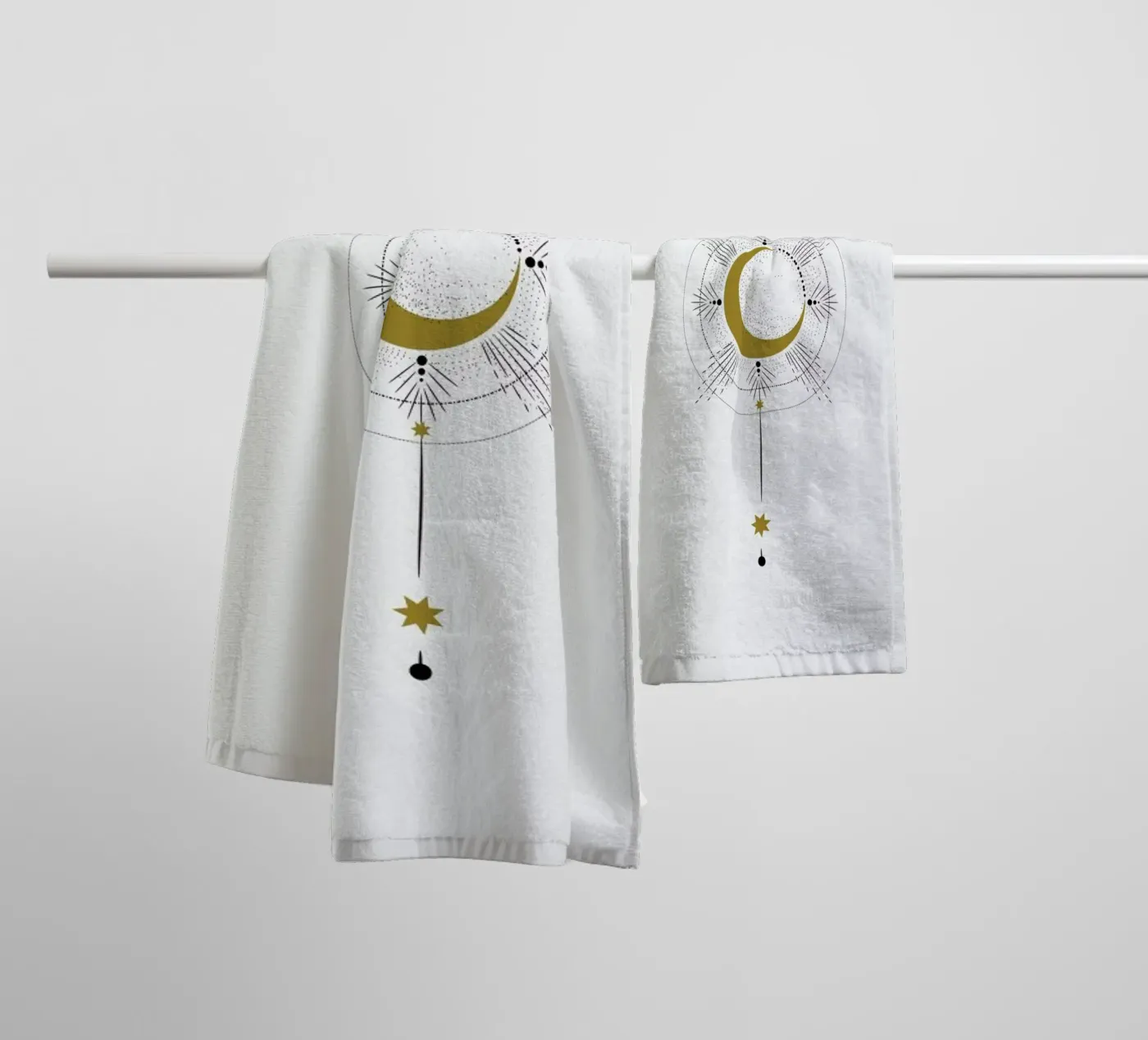 Moon Radius towel by Pure