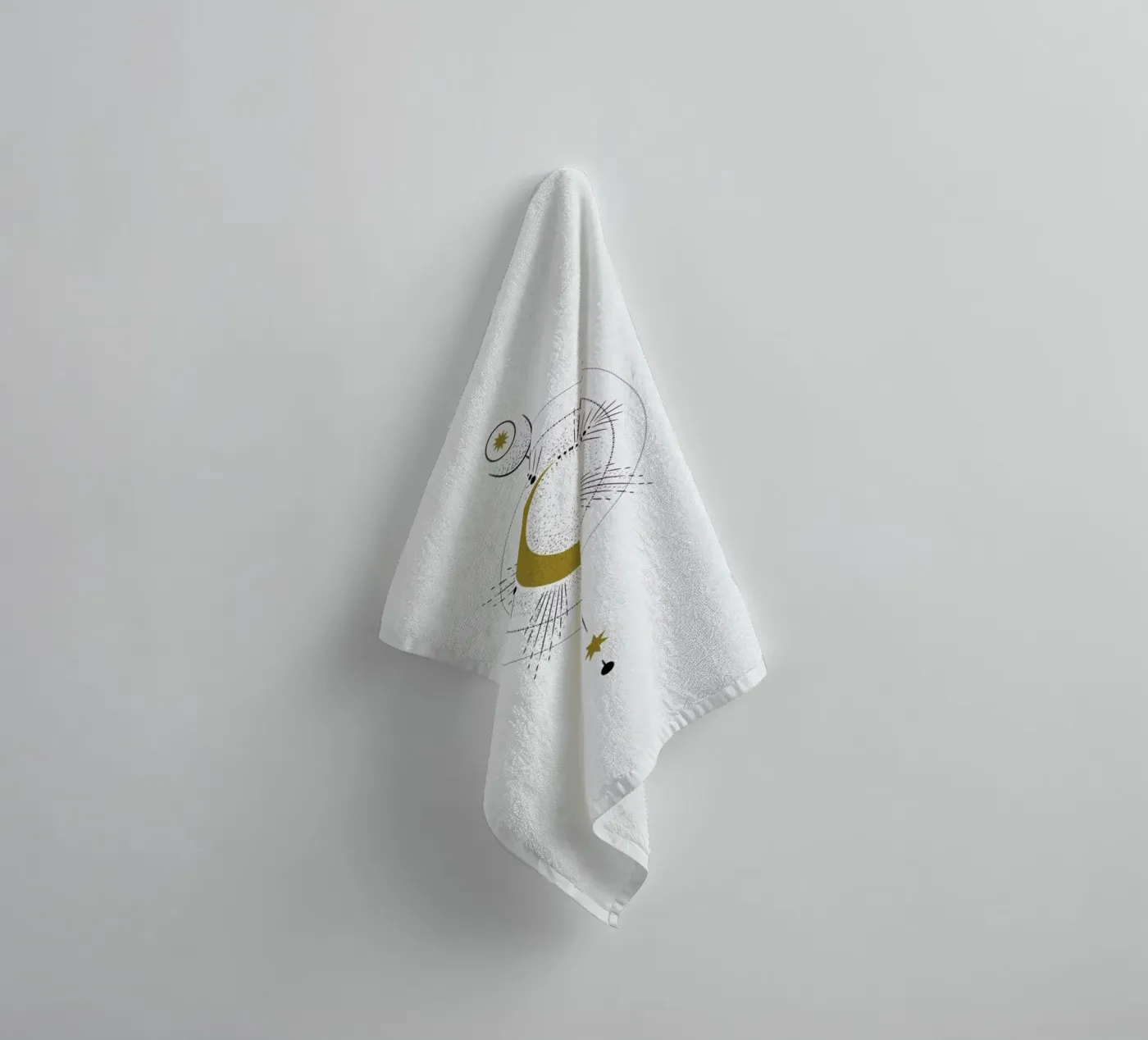 Moon Radius badhanddoek van Pure