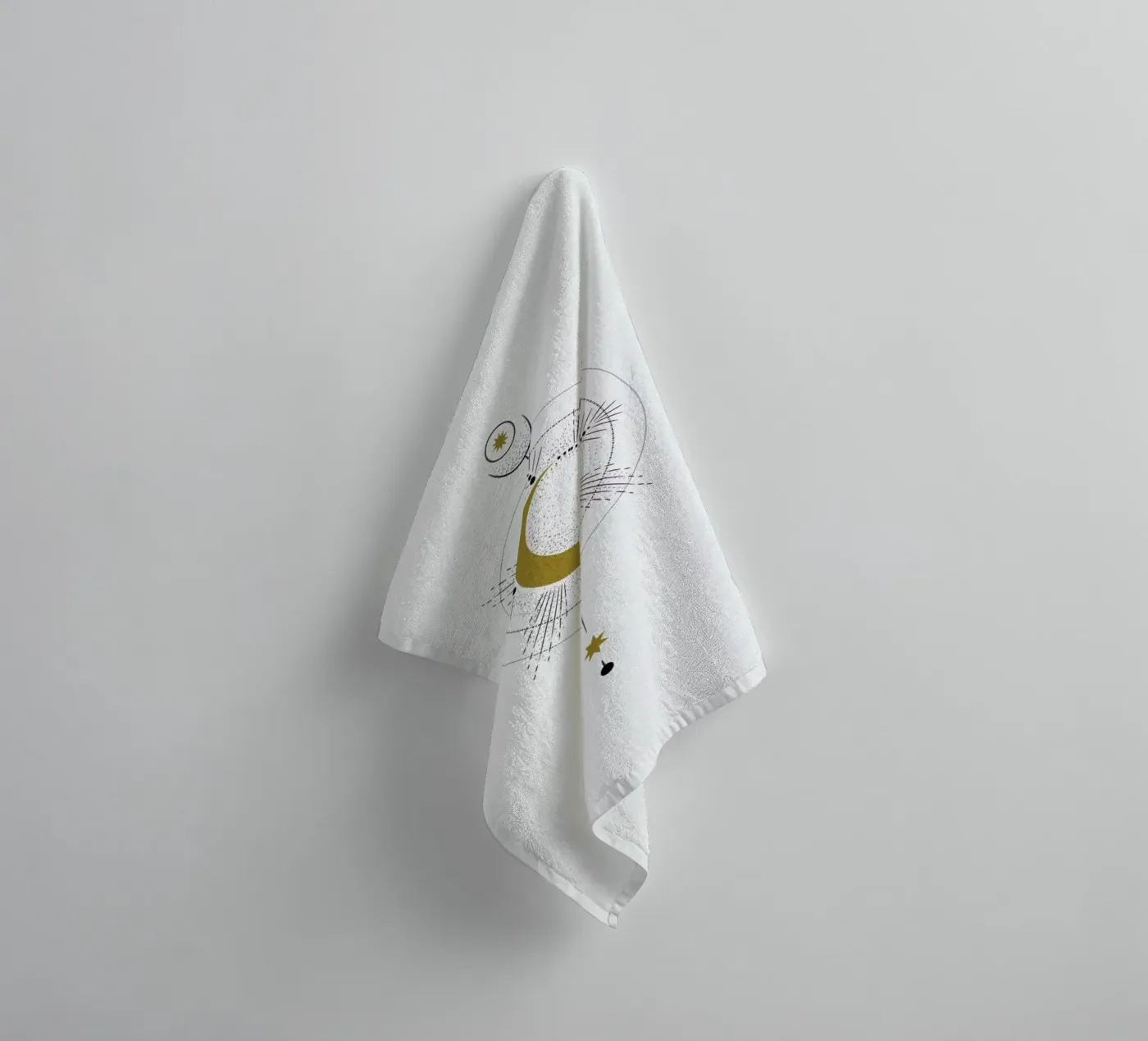 Moon Radius towel by Pure