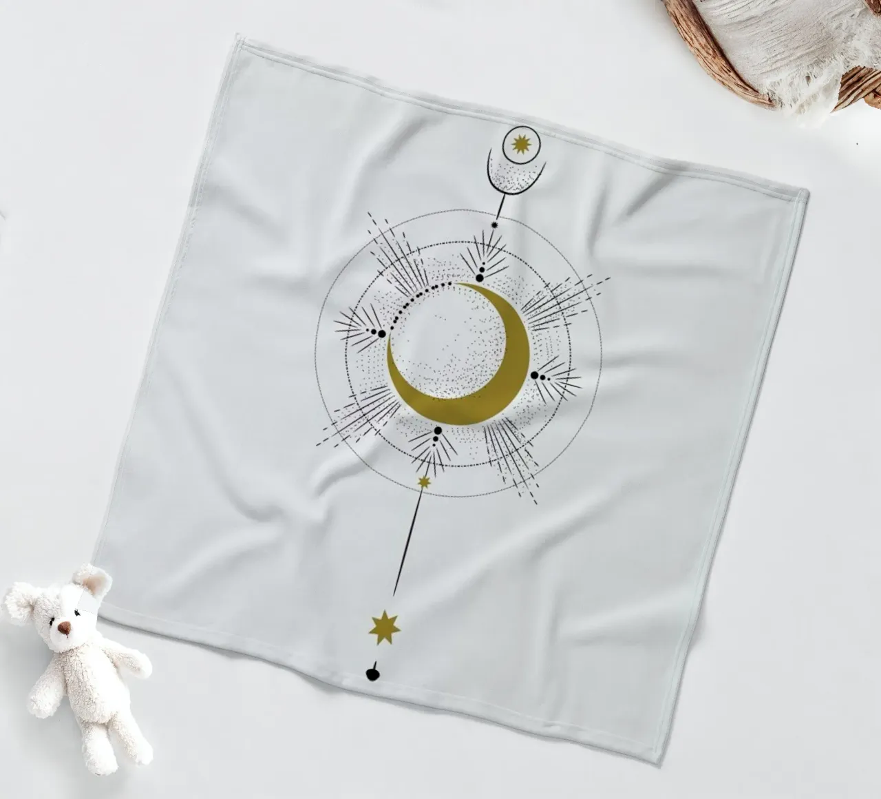 Moon Radius Fleecedecke von Pure