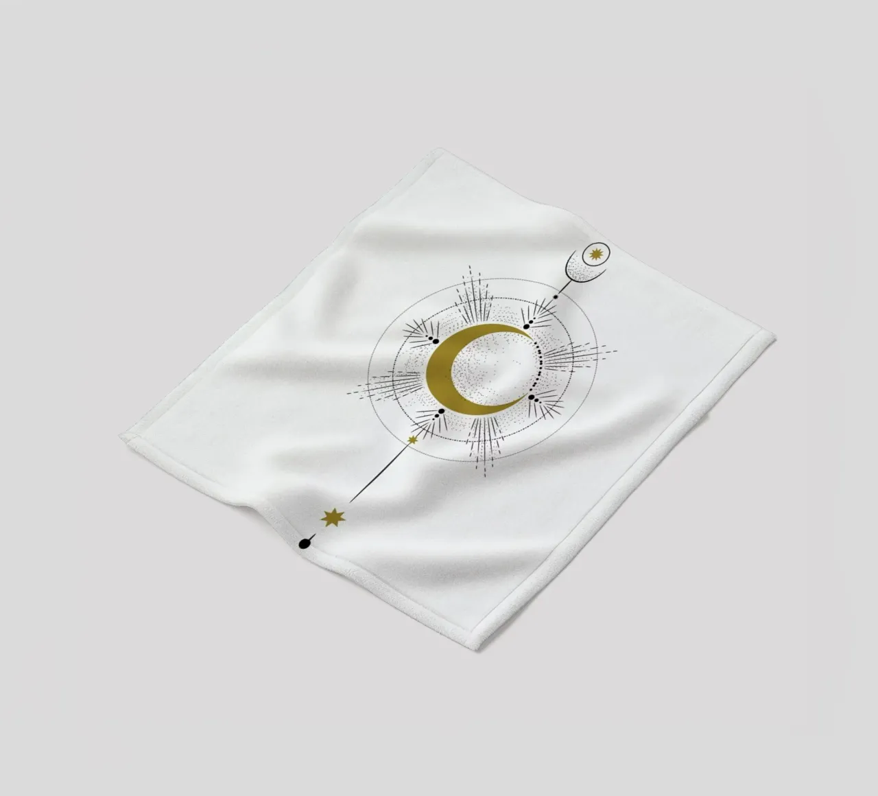 Moon Radius Fleecedecke von Pure