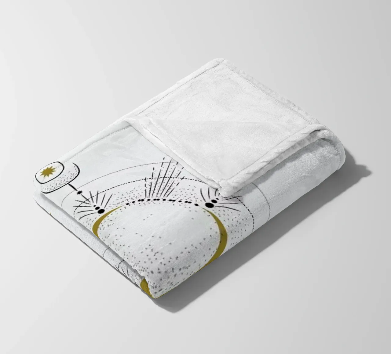 Moon Radius Fleecedecke von Pure