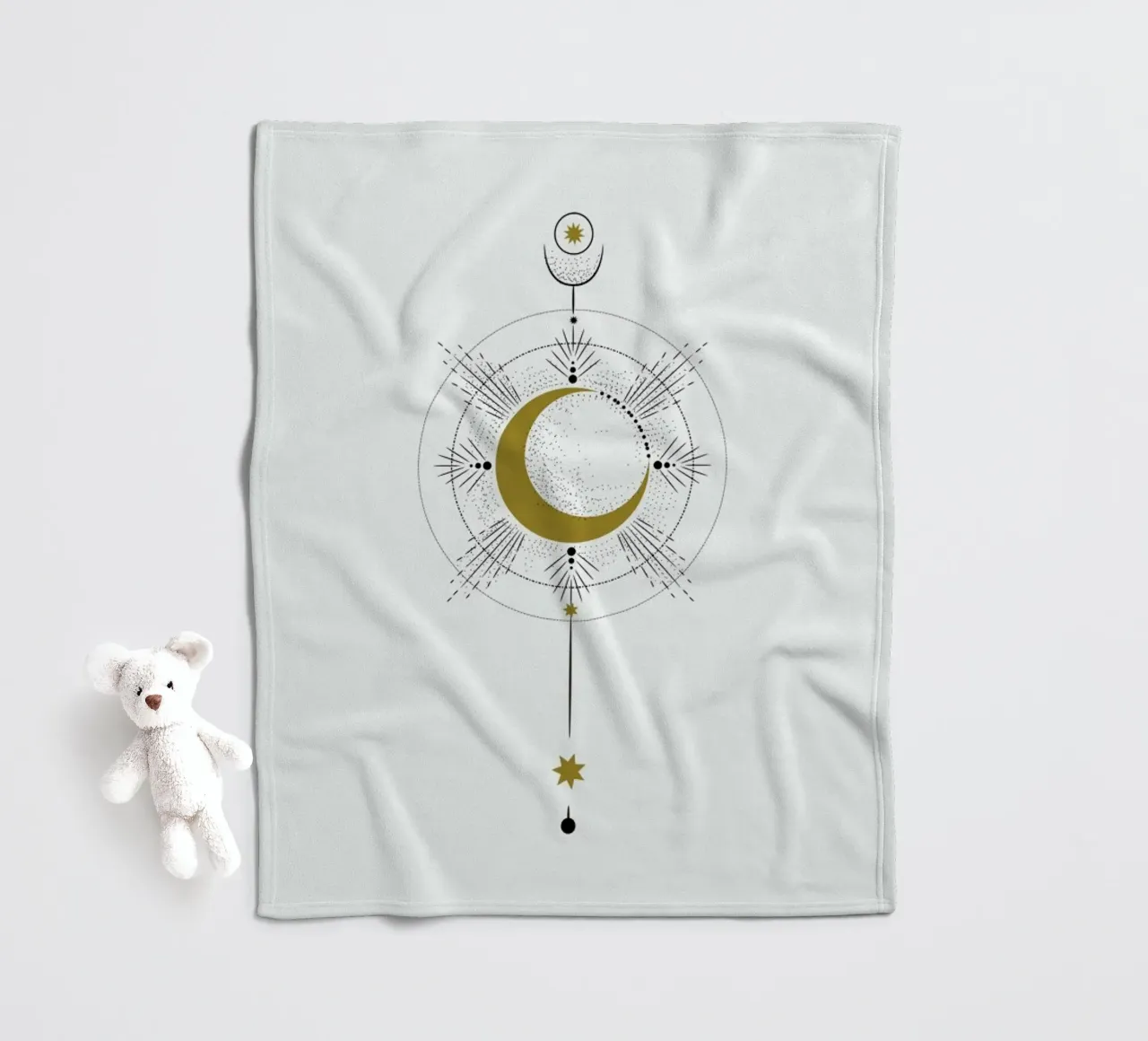 Moon Radius Fleecedecke von Pure