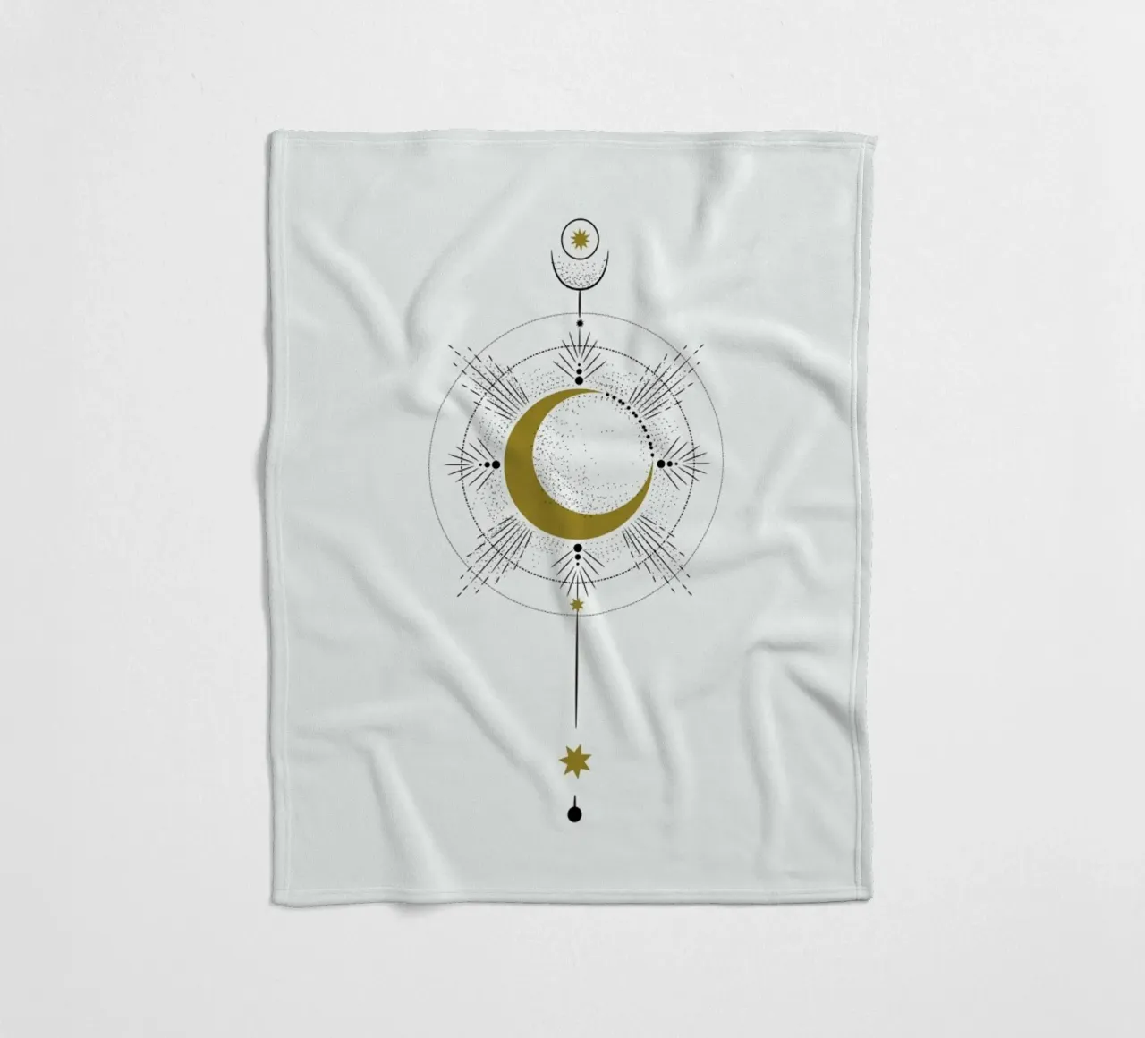 Moon Radius Fleecedecke von Pure