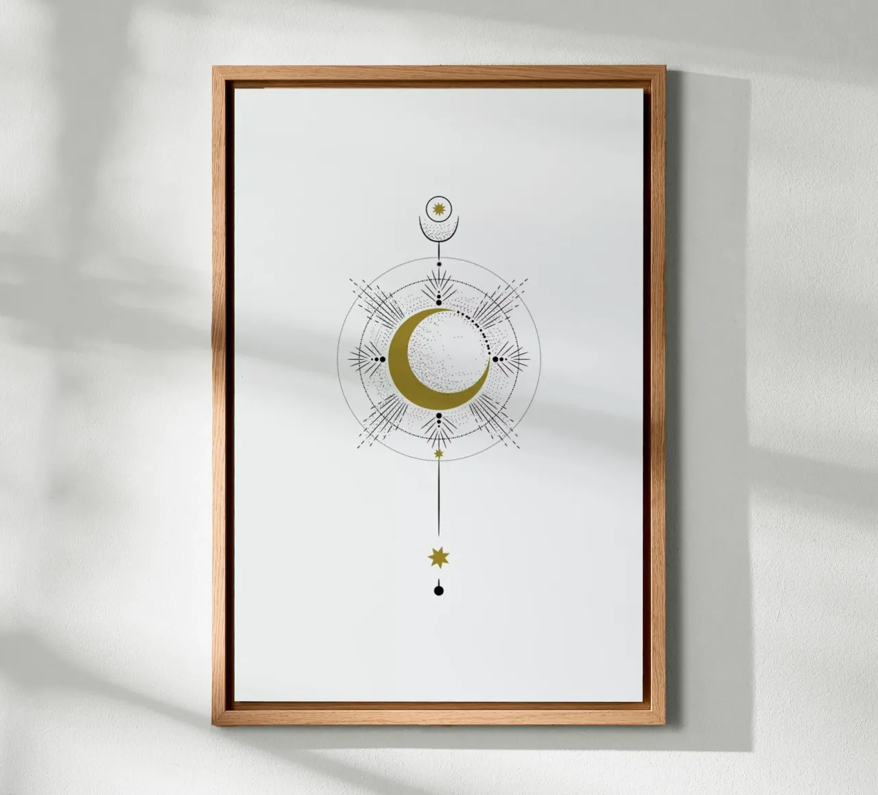 Moon Radius tela con Cornice a cassetta da Pure