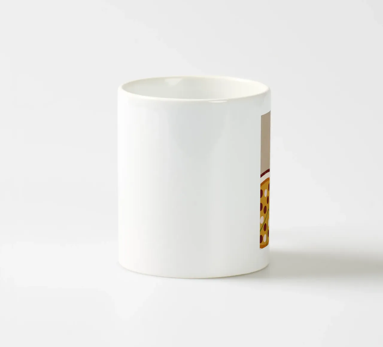 Pizza And Coffee Retro Pop tazza in ceramica da THE LATEST SHOP