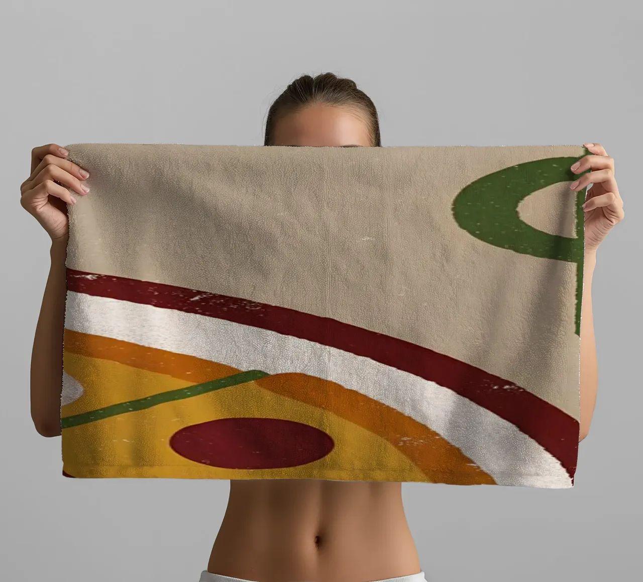 Pizza And Coffee Retro Pop asciugamano da bagno da THE LATEST SHOP