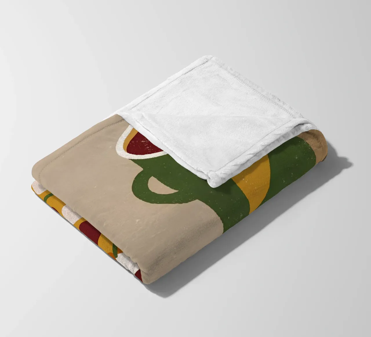Pizza And Coffee Retro Pop coperta in pile da THE LATEST SHOP