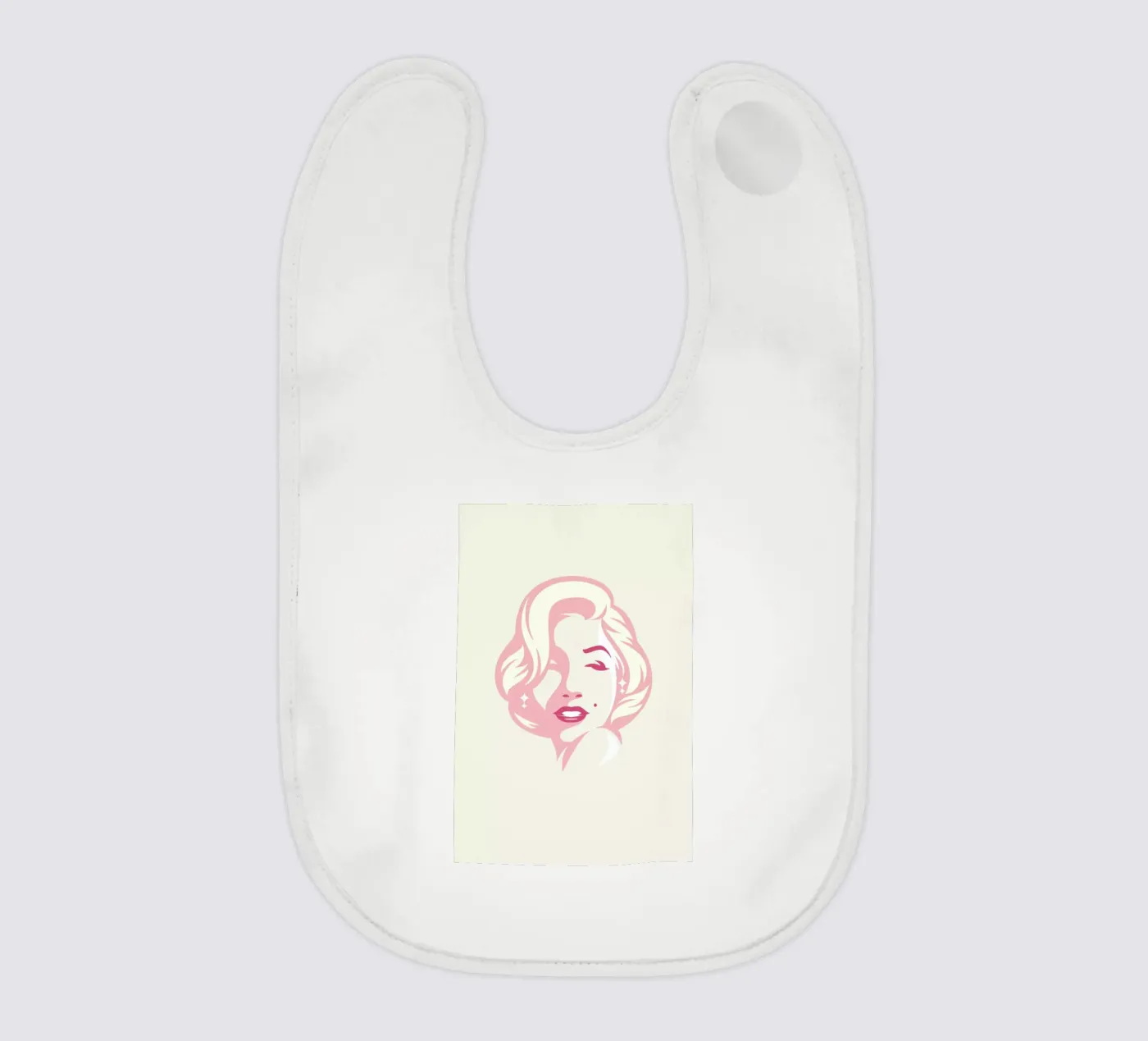 Marilyn baby slabbetje van Bruno Morphet