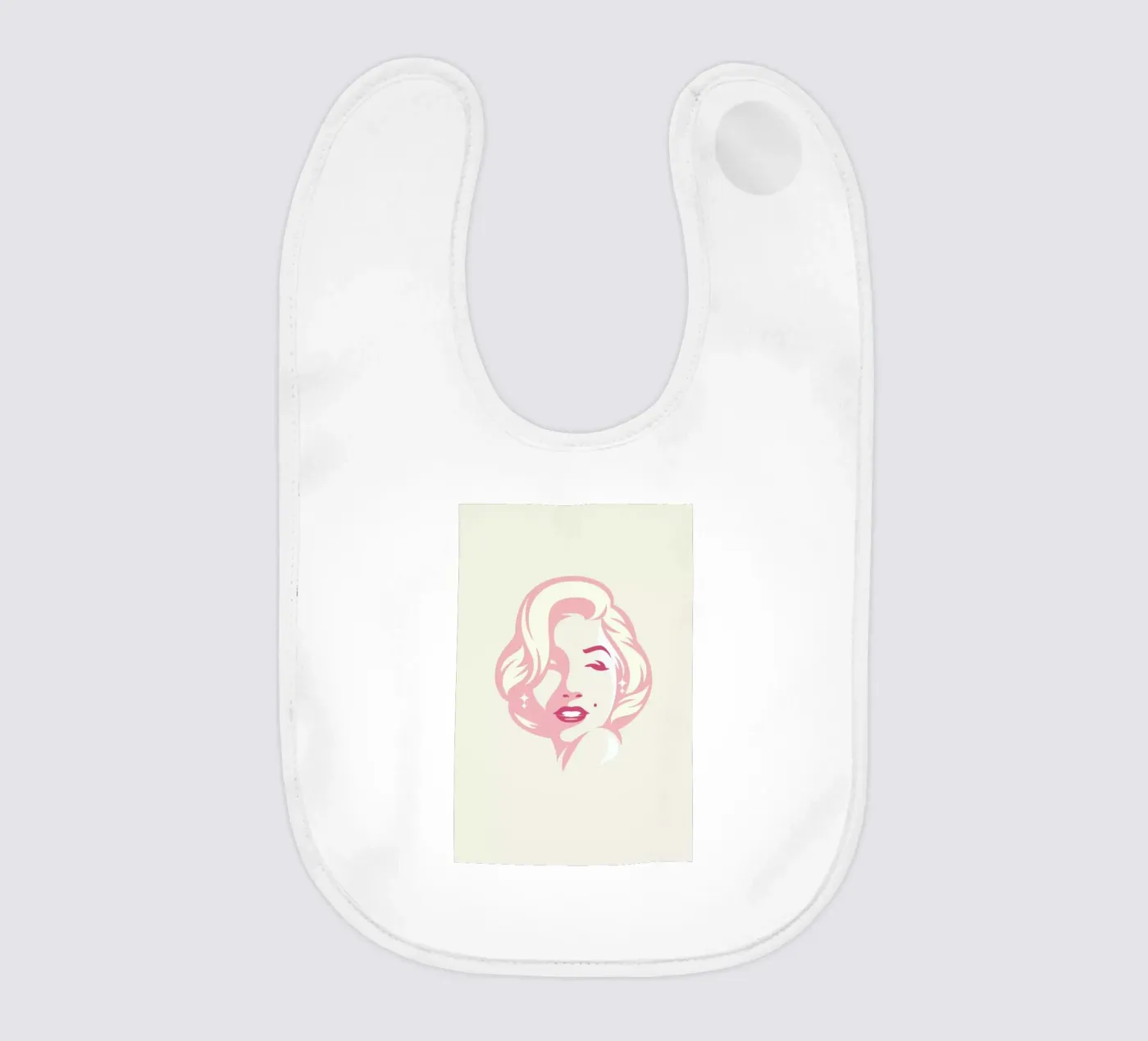 Marilyn baby slabbetje van Bruno Morphet