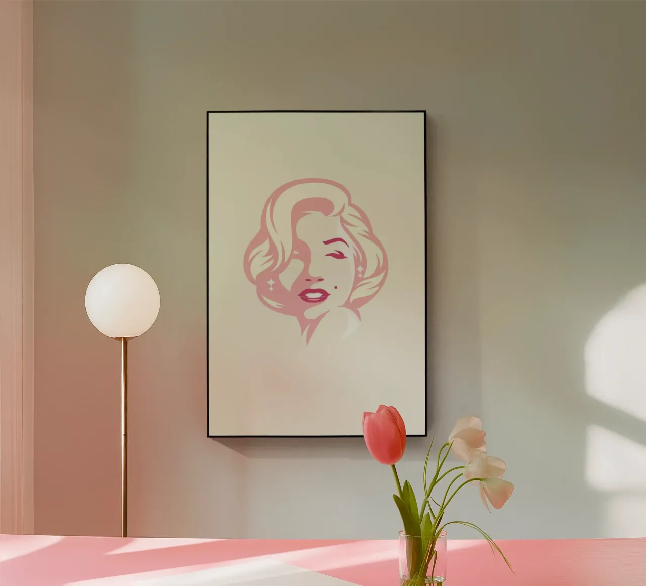 Marilyn plexiglass da Bruno Morphet