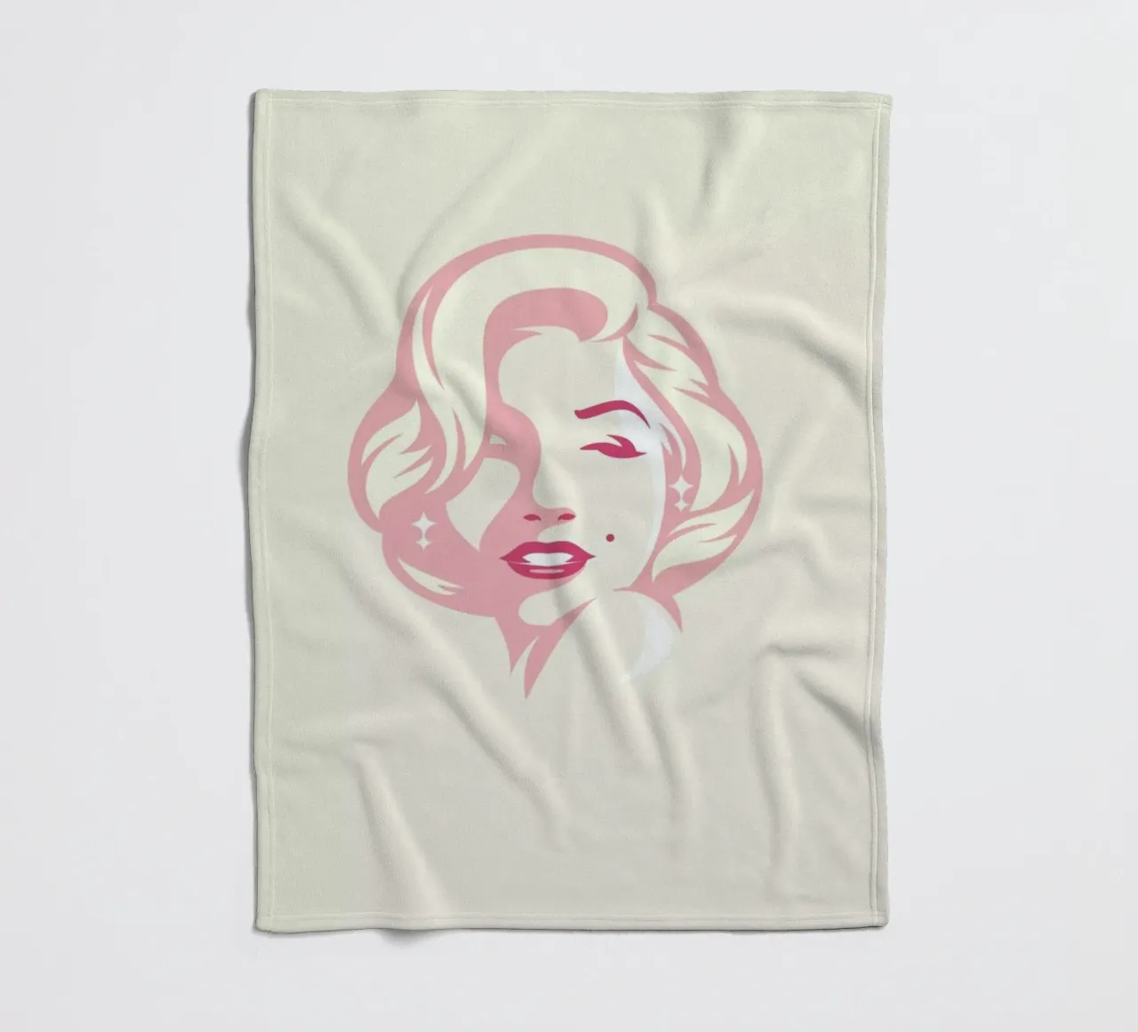 Marilyn coperta in pile da Bruno Morphet
