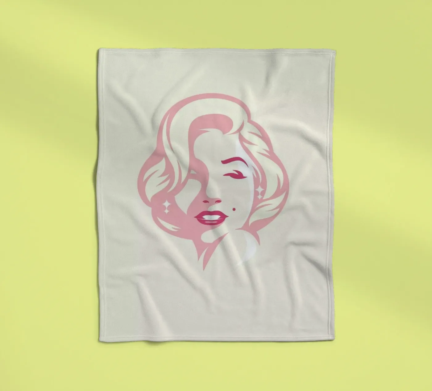 Marilyn Fleecedecke von Bruno Morphet