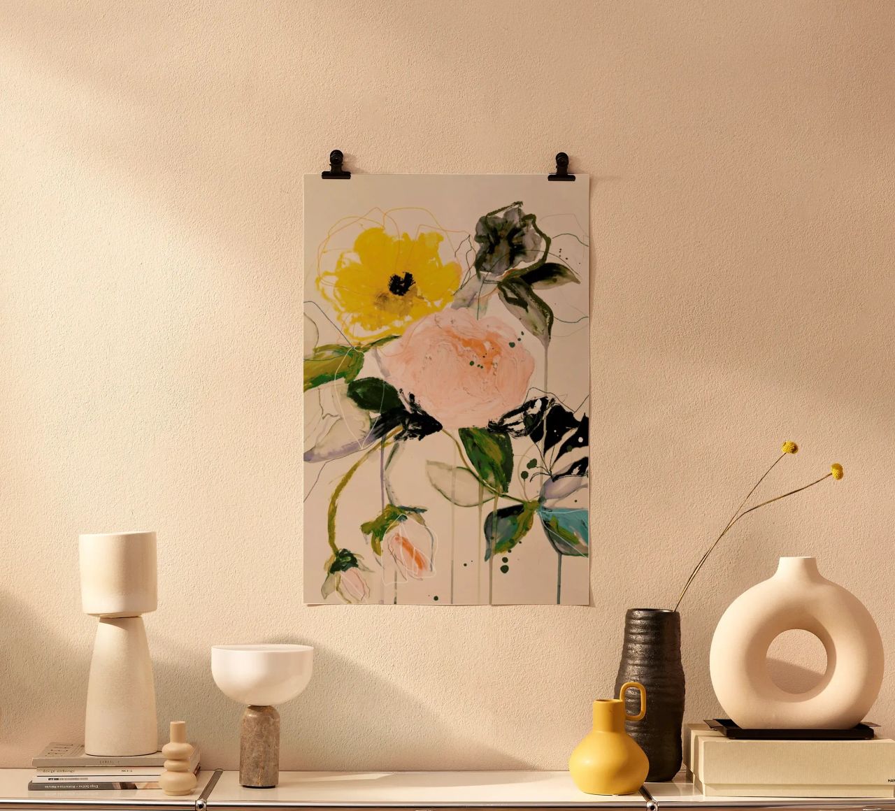 Roses Butterfly poster de Leigh Viner