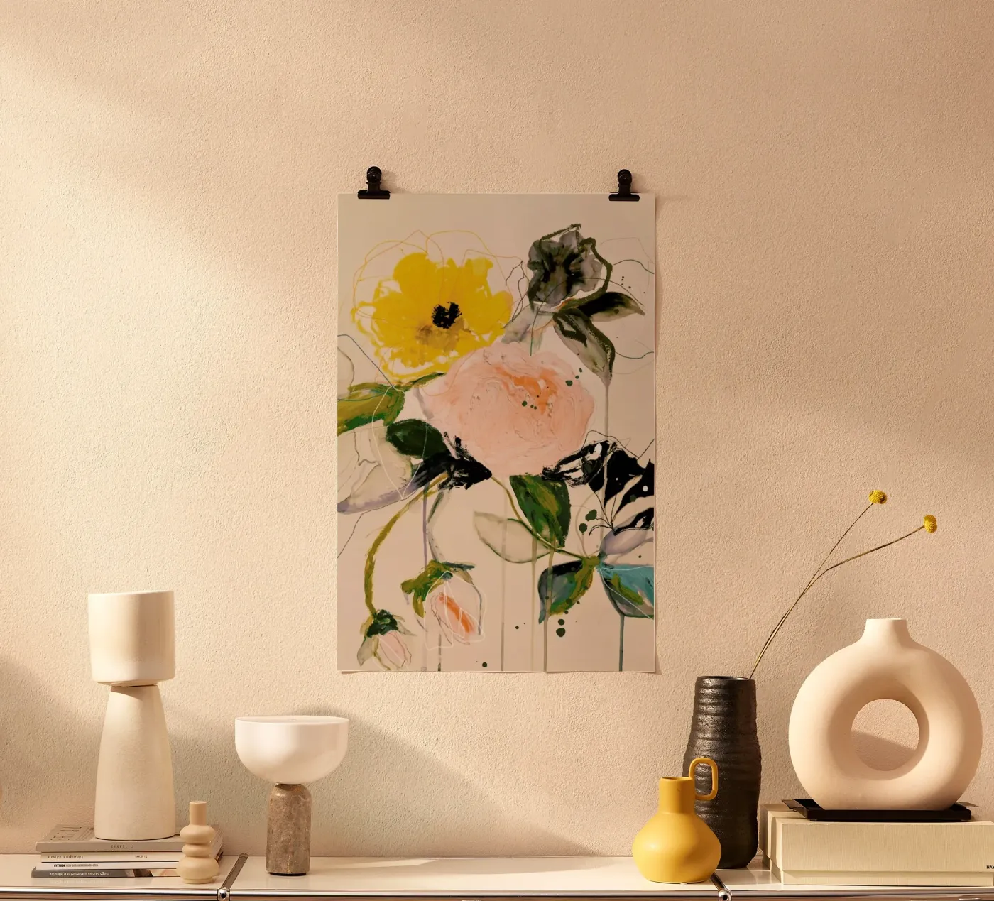 Roses Butterfly poster da Leigh Viner