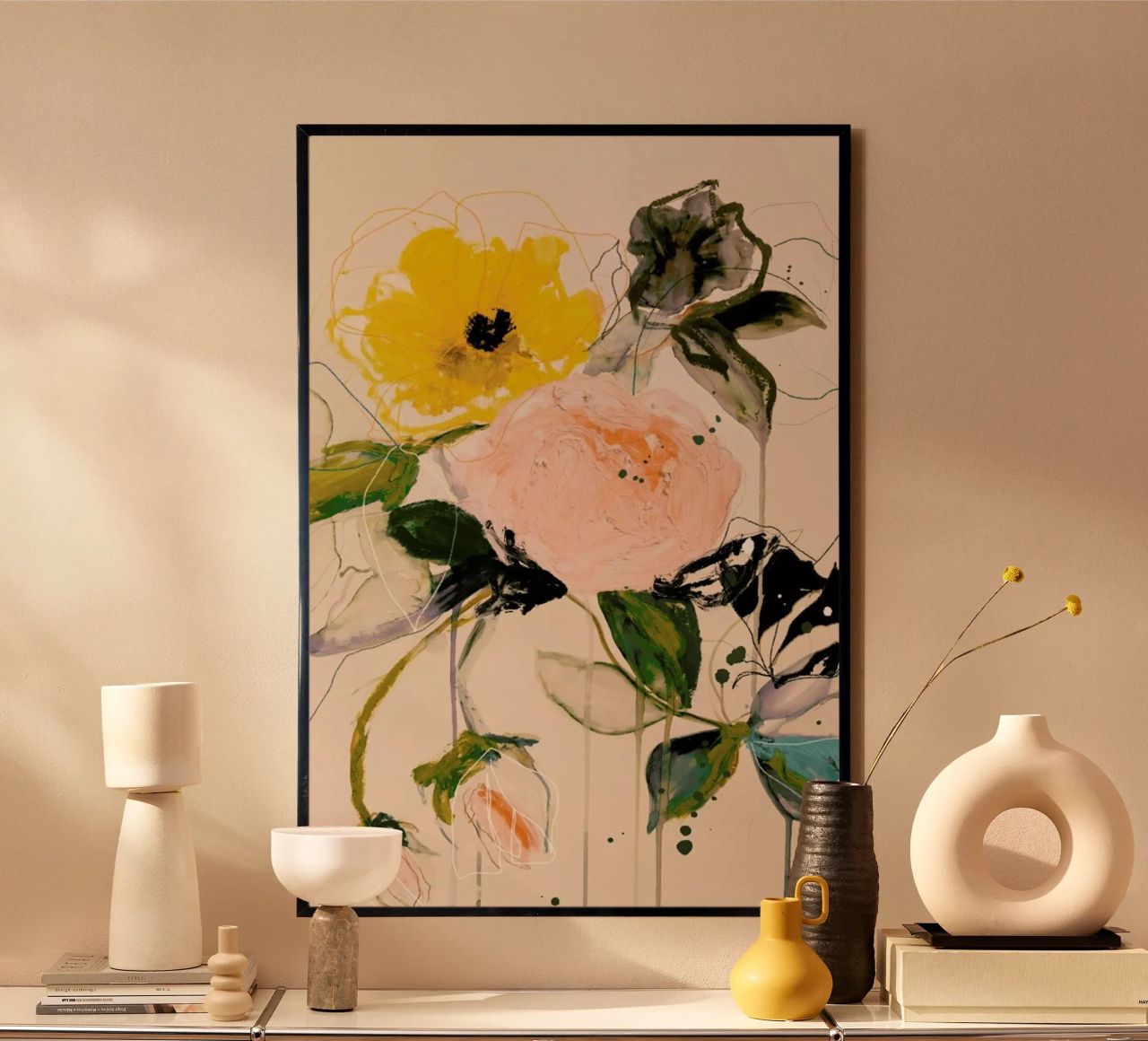 Roses Butterfly poster de Leigh Viner