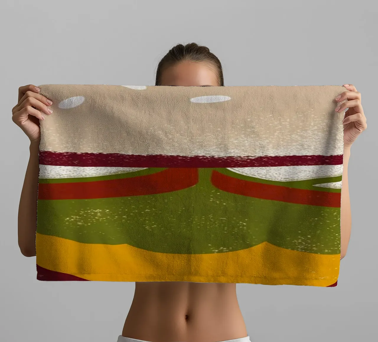Retro Pop Pizza asciugamano da bagno da THE LATEST SHOP