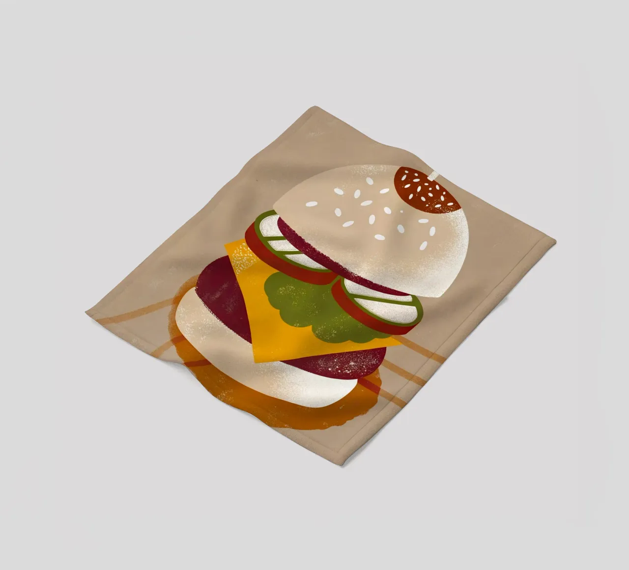 Retro Pop Pizza coperta in pile da THE LATEST SHOP