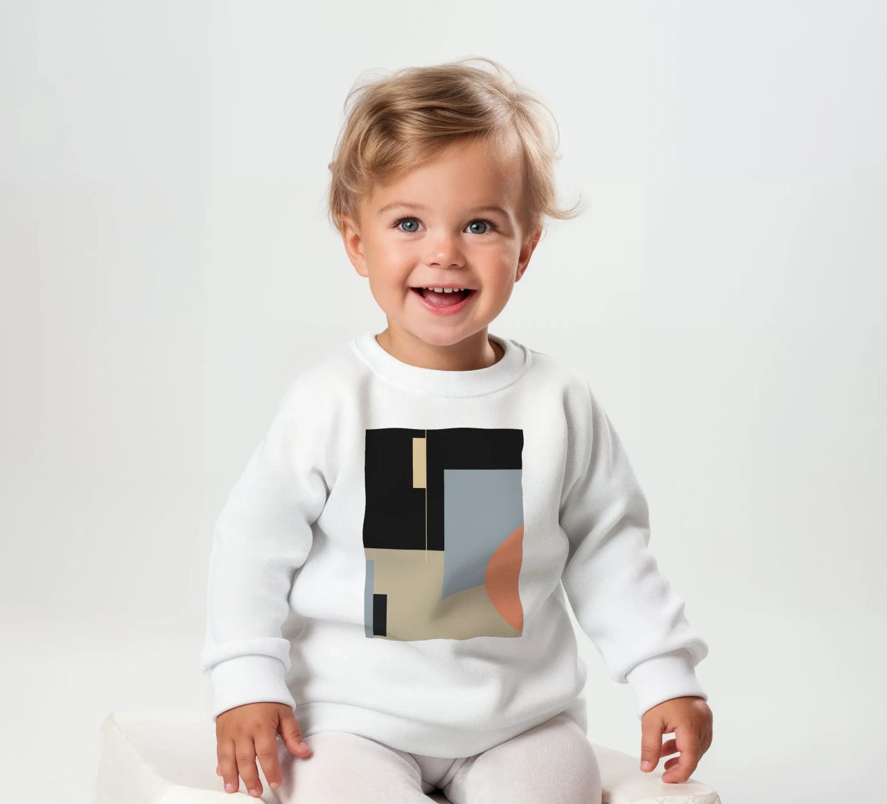Forme astratte minimali 44 felpa neonato da Gaite