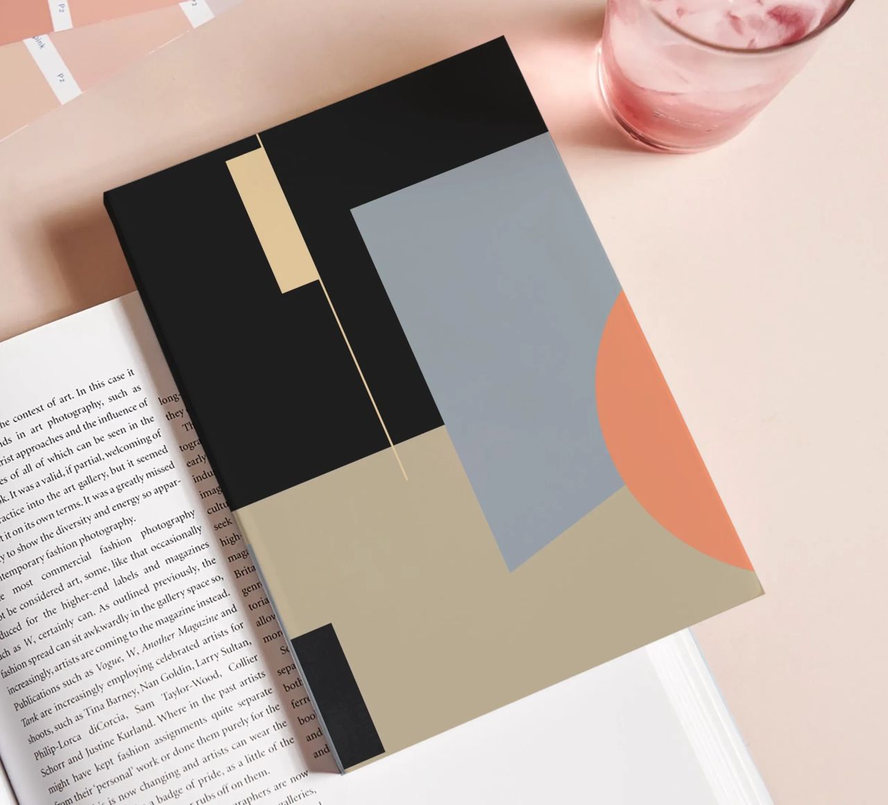 Minimal Abstract Shapes 44 notebook by Gaite