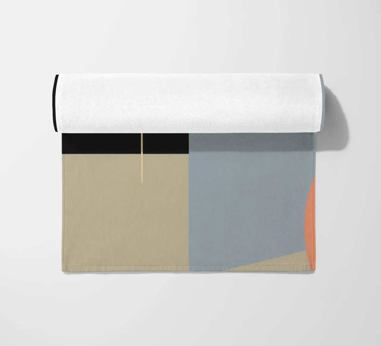 Minimalistische abstracte vormen 44 strandhanddoek van Gaite