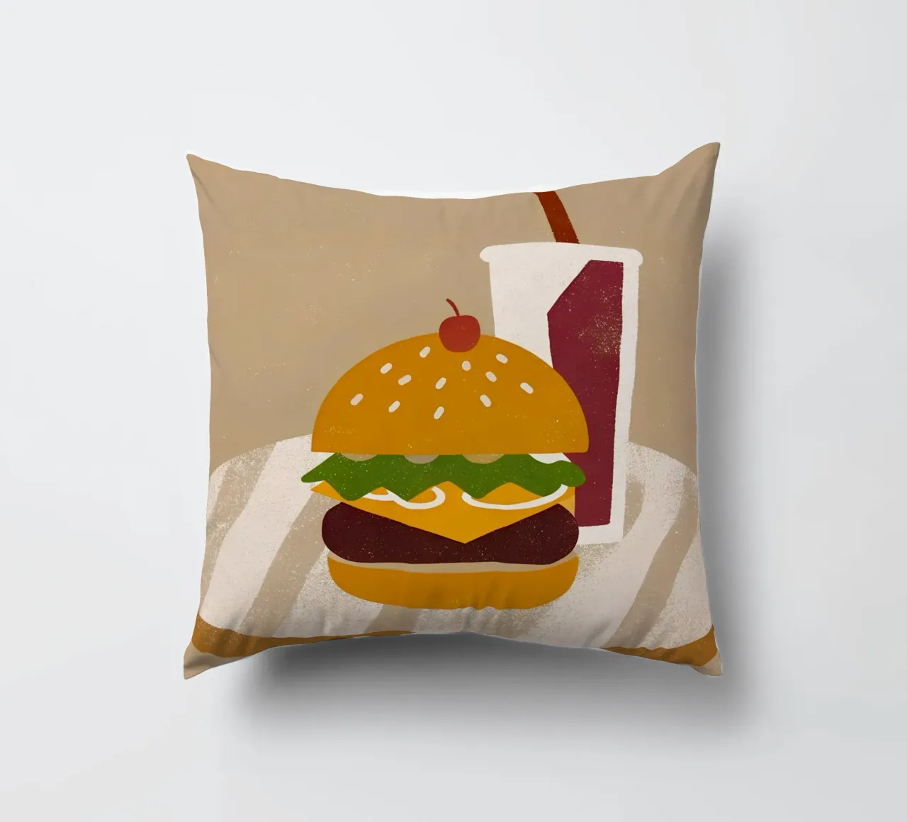 Retro Pop Pizza cuscino da THE LATEST SHOP