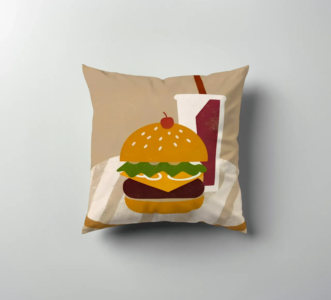 Retro Pop Pizza cuscino da THE LATEST SHOP