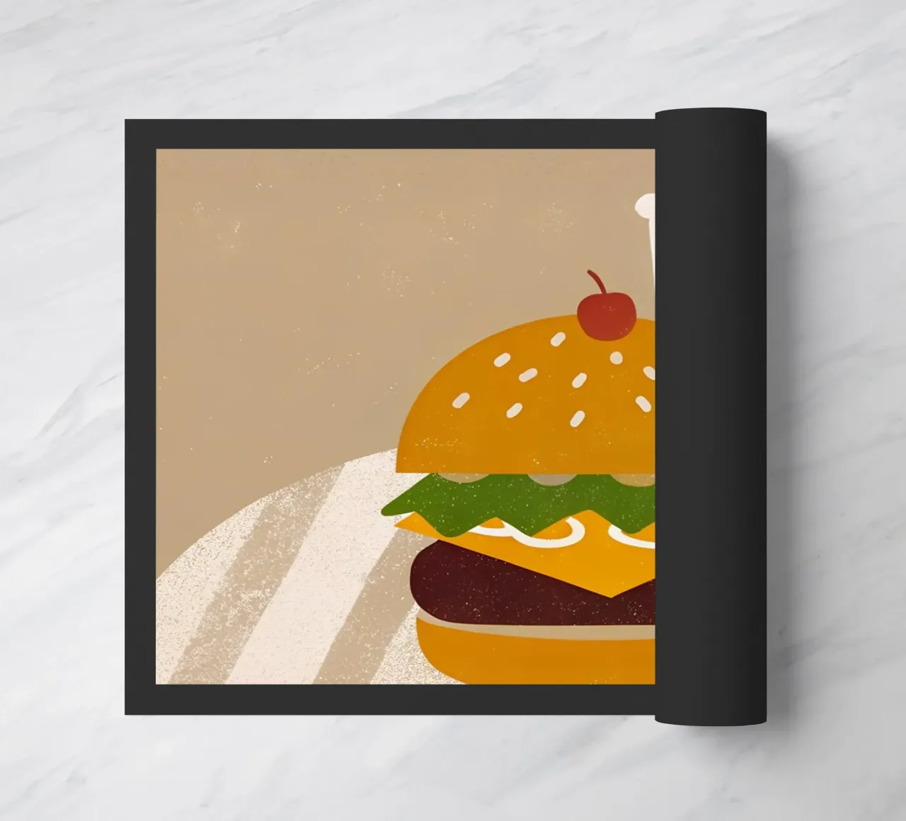 Retro Pop Pizza zerbino da THE LATEST SHOP