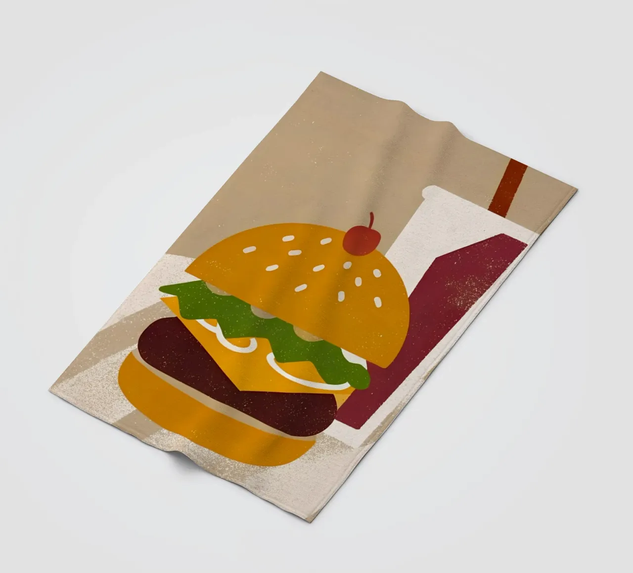 Retro Pop Pizza coperta in pile da THE LATEST SHOP