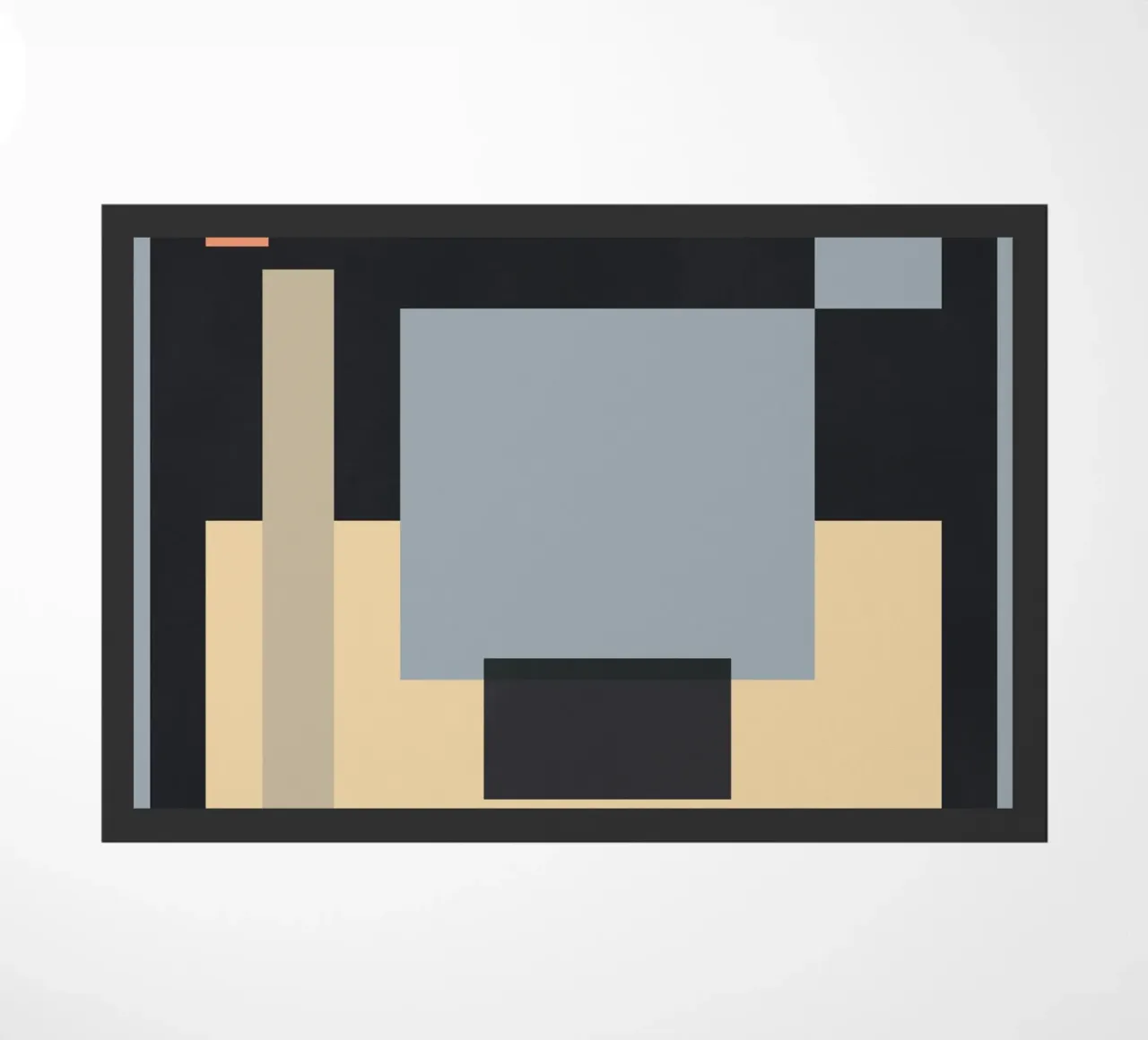 Abstractie 43 deurmat van Gaite