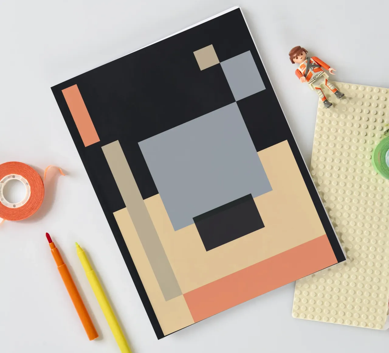 Abstraction 43 notebook by Gaite