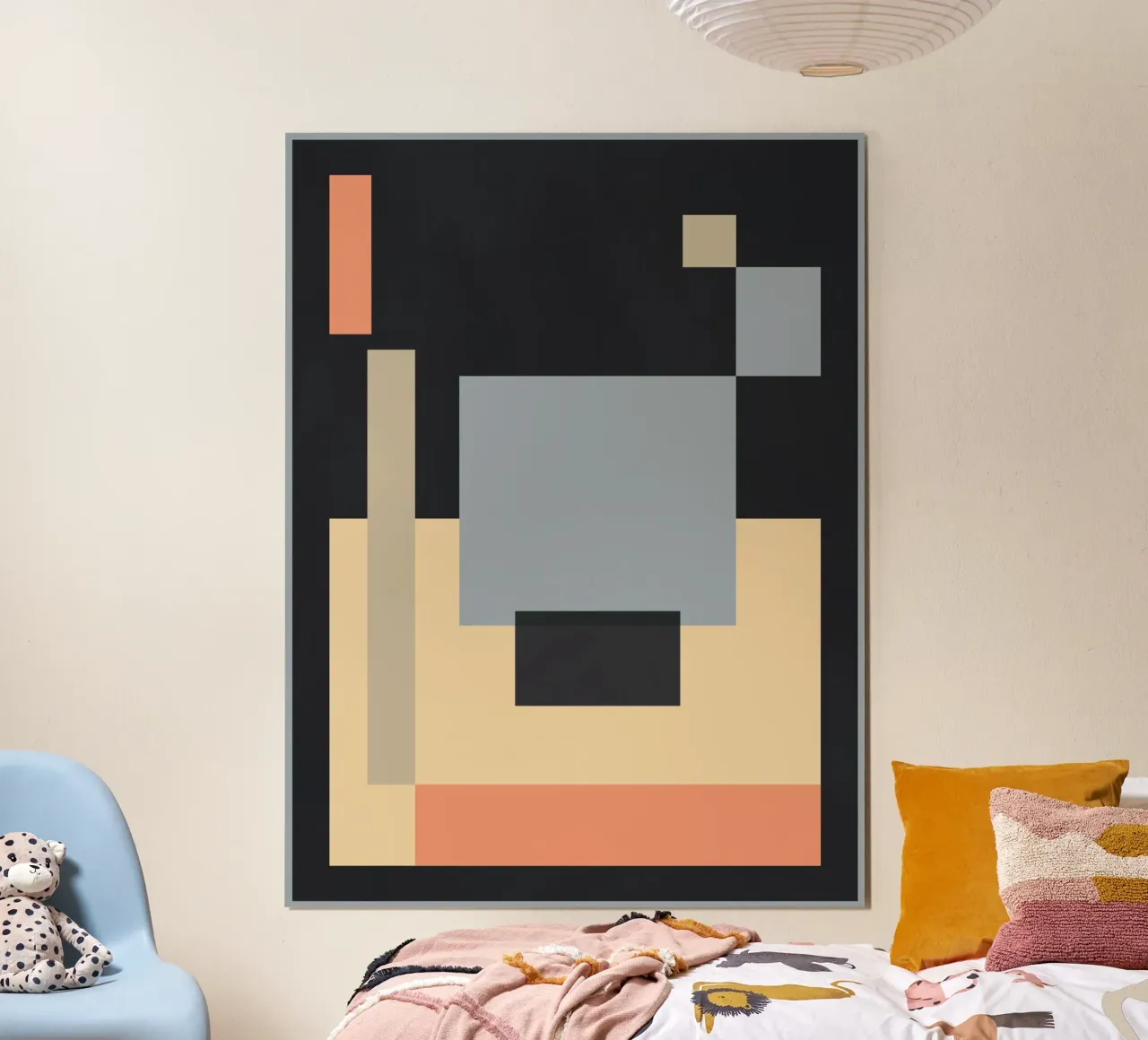Astrazione 43 poster con telaio in alluminio da Gaite