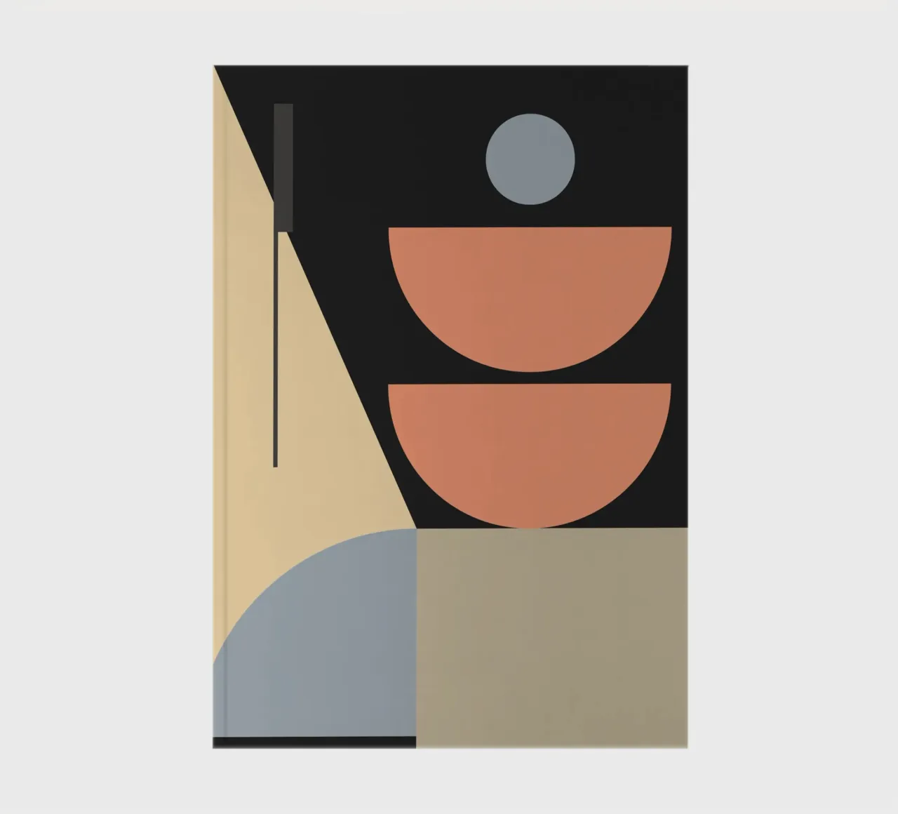 Minimal Abstract Shapes 45 notebook by Gaite