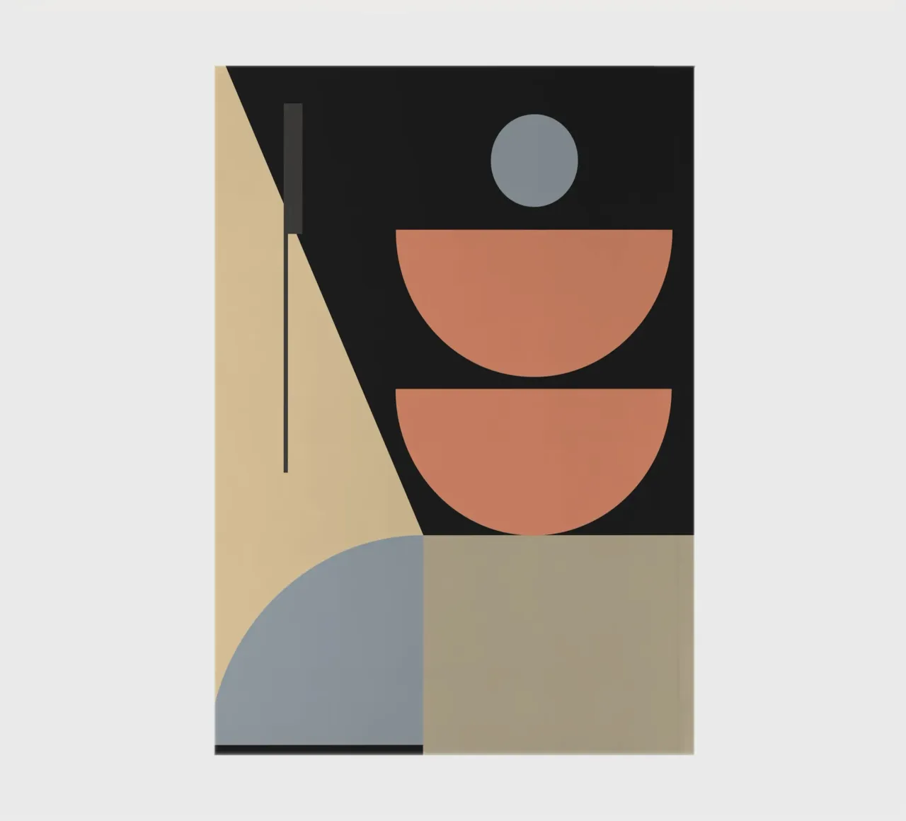 Minimal Abstract Shapes 45 notebook by Gaite