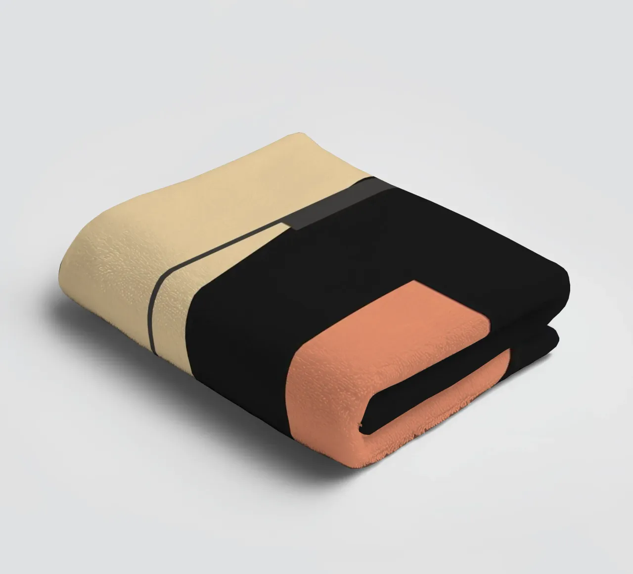 Minimalistische abstracte vormen 45 badhanddoek van Gaite