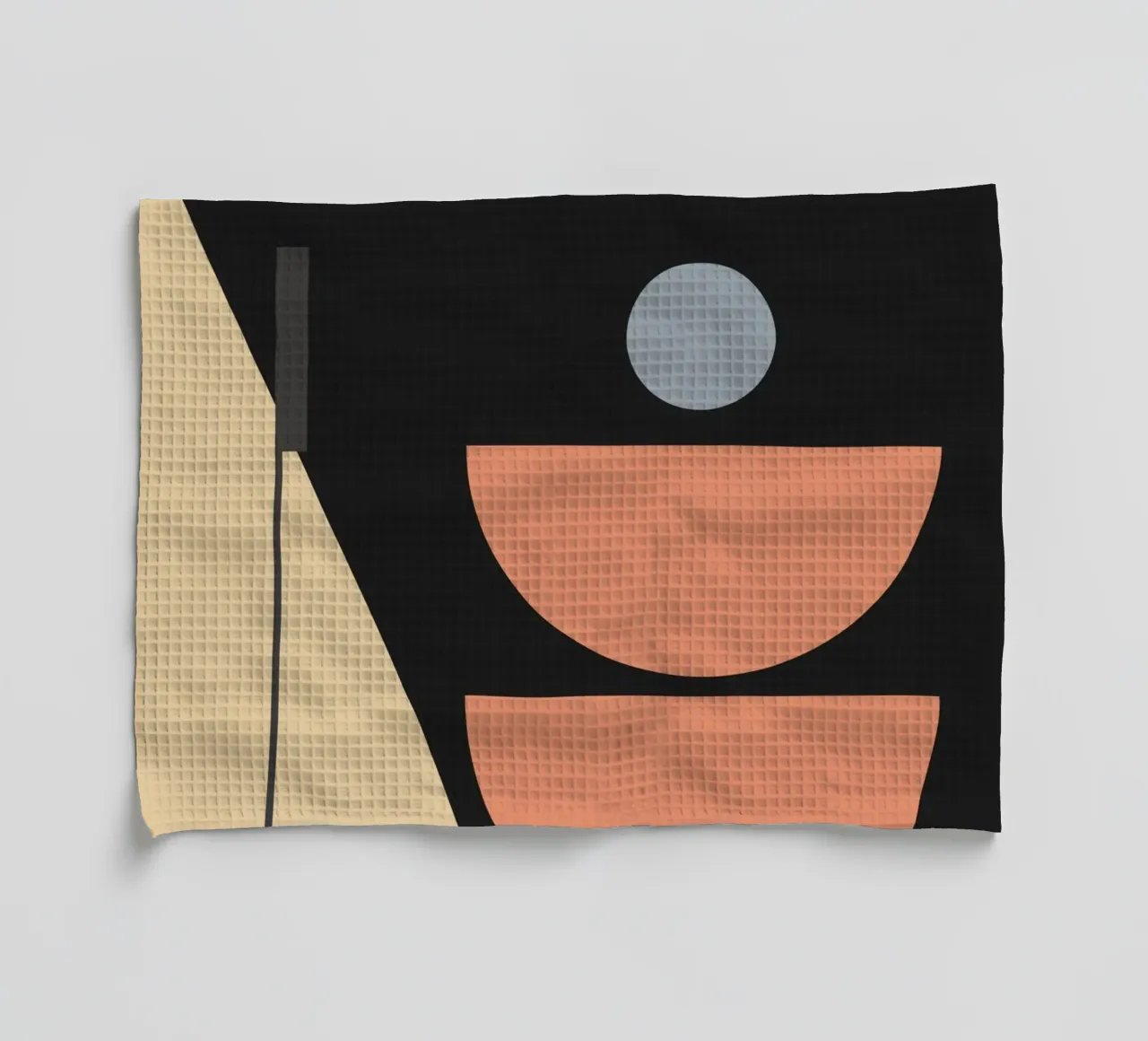 Minimal Abstract Shapes 45 tea towel by Gaite